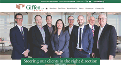 Desktop Screenshot of giffenlawyers.com