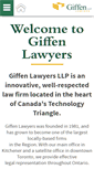 Mobile Screenshot of giffenlawyers.com